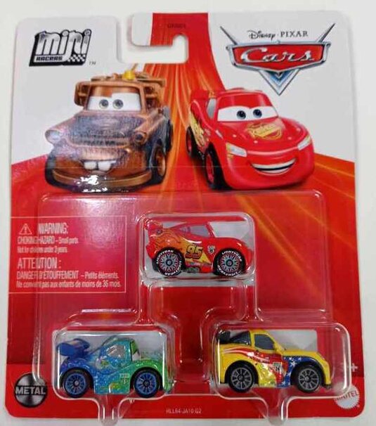 Cars mini racer 3 pack, autíčko mini