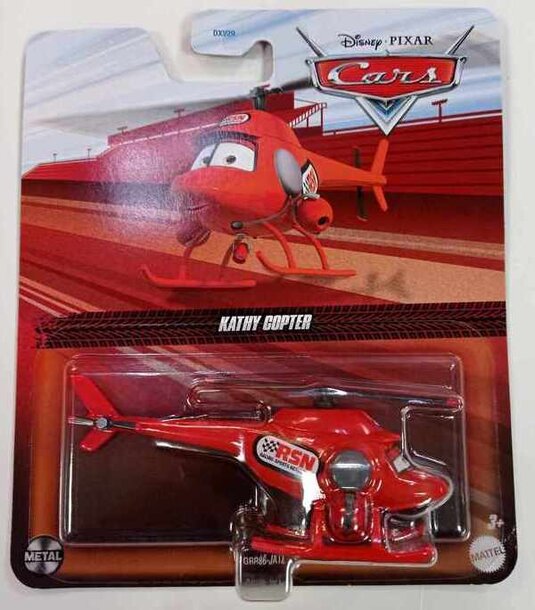 Disney Cars GRR86-JA12 KATHY COPTER DXV29 autíčko pixar Cars 3