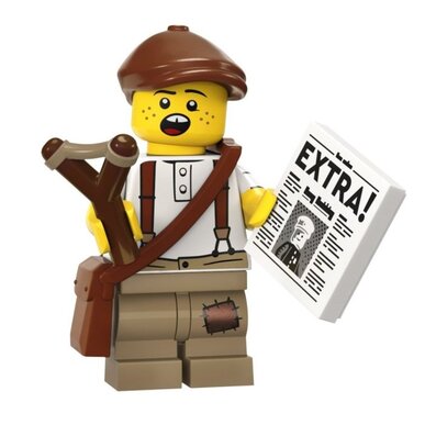 LEGO 71037 Newspaper Kid 12